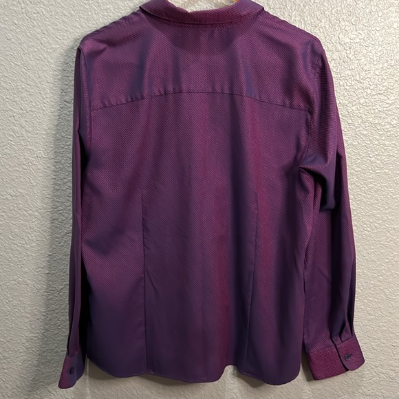 Foxcroft Wrinkle free fitted size 16 - Picture 2 of 5